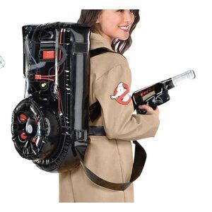 GhostBusters Kids Costume Accessories Blow Up Proton Pack, Blaster and Name Tags